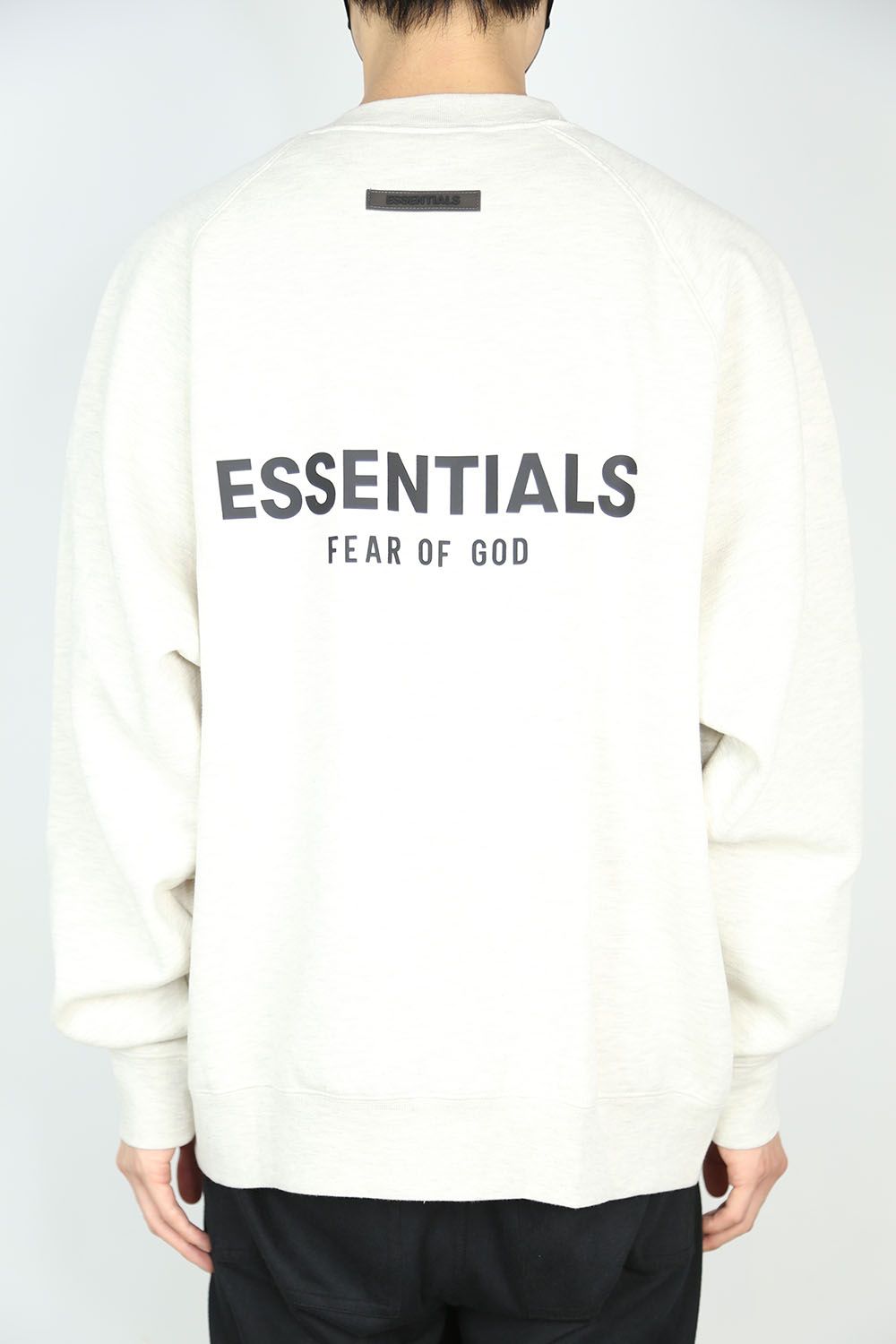 FOG ESSENTIALS - 21SS BACK LOGO SWEAT (RUBBER) / ライト 