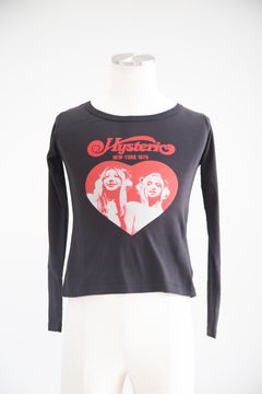 HYSTERIC HEART チビTシャツ / ブラック