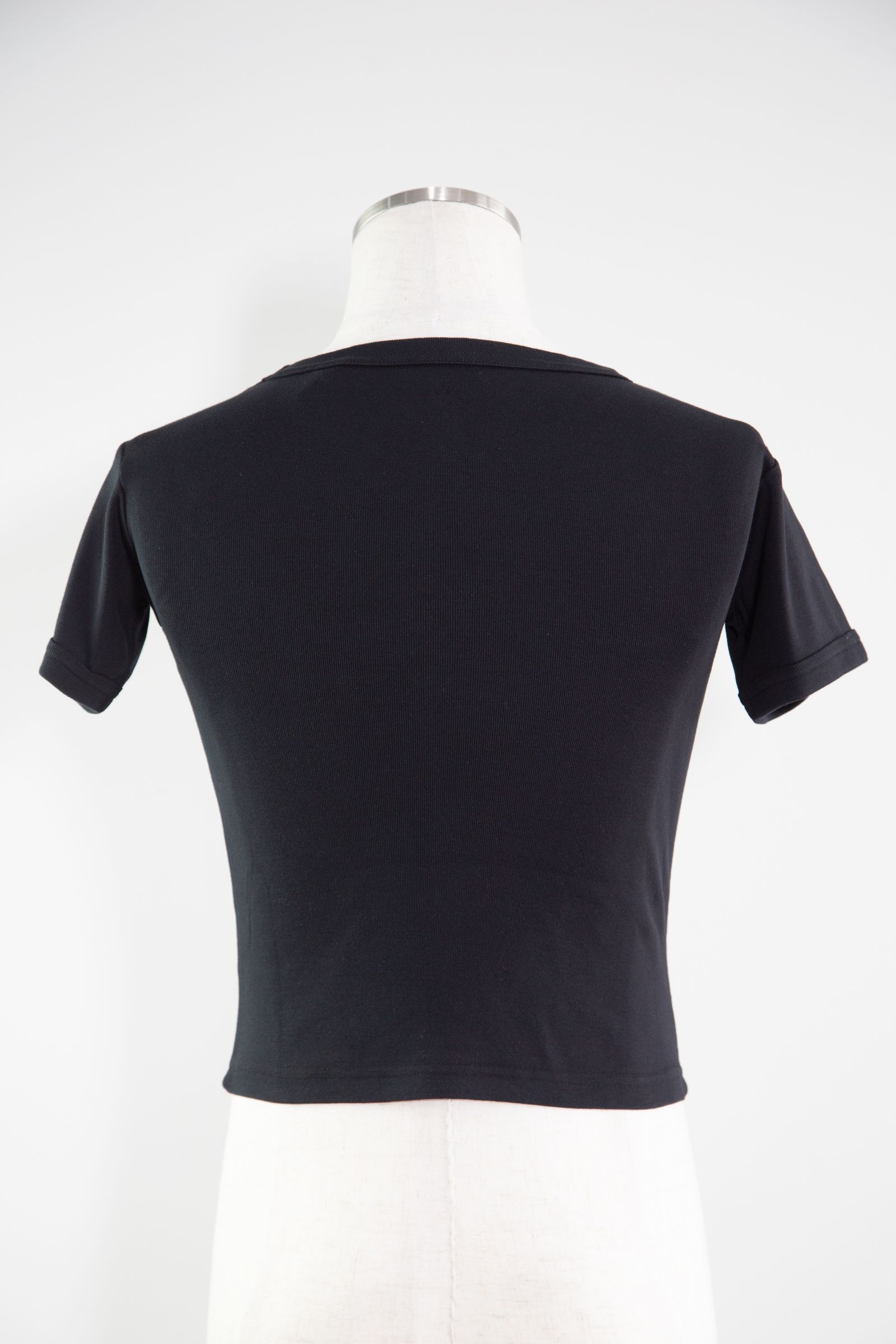 ANGEL FACE PATCH S/S BABY TEE / ブラック