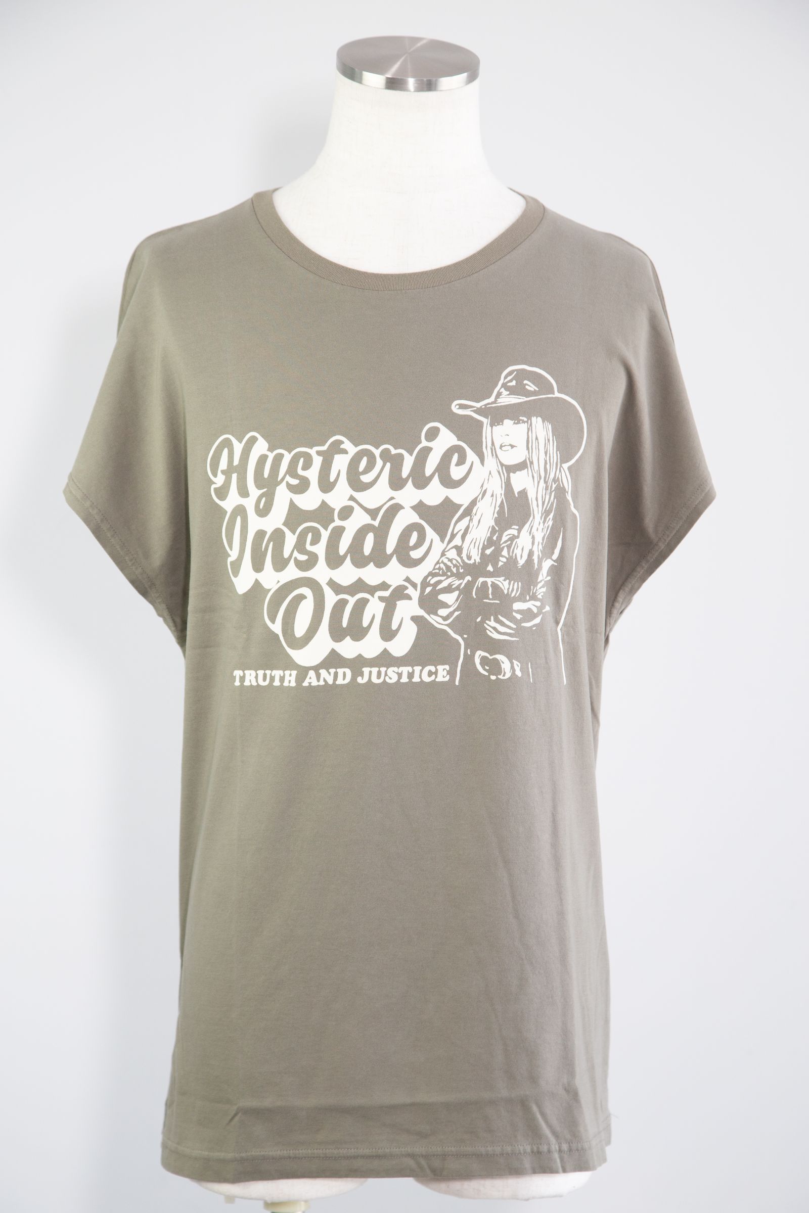 HYSTERIC GLAMOUR - INSIDE OUT Tシャツ / カーキ | Tempt