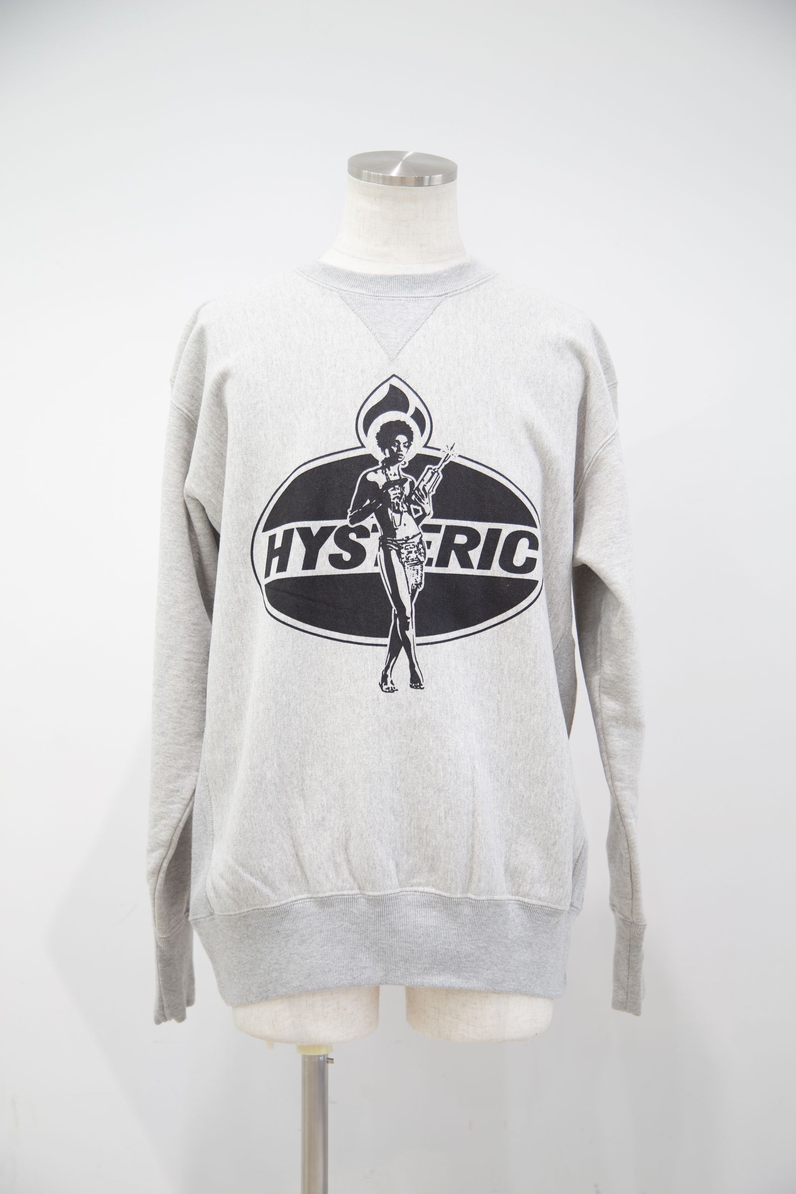 HYSTERIC GLAMOUR - DYNAMITE ANGEL スウェット / トップグレー | Tempt