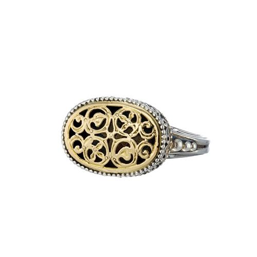 Garden Shadows Medium Oval Ring / GR111