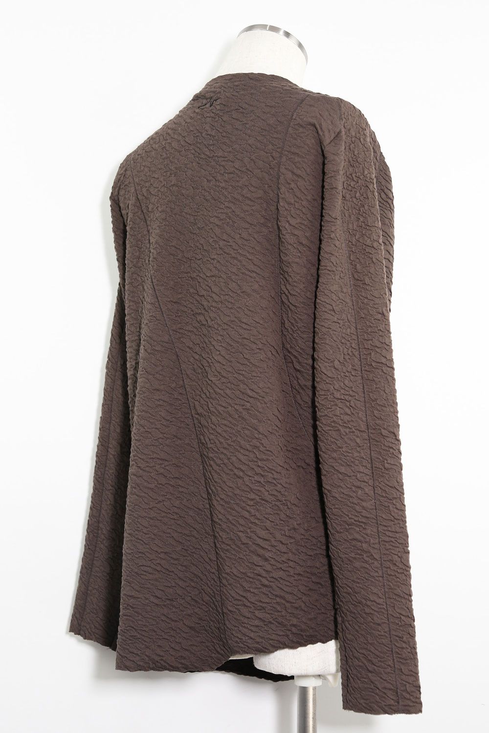 LONG SLEEVE T-SHIRT 223-301 / シボ加工ロングスリーブTee / ベージュ