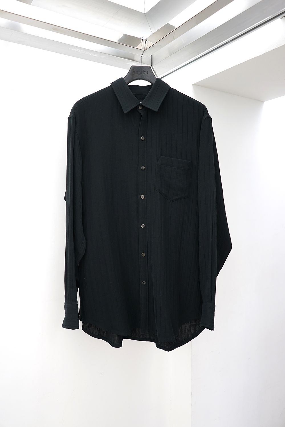 Shadow-Stripe Double-Gauze Dress Shirt