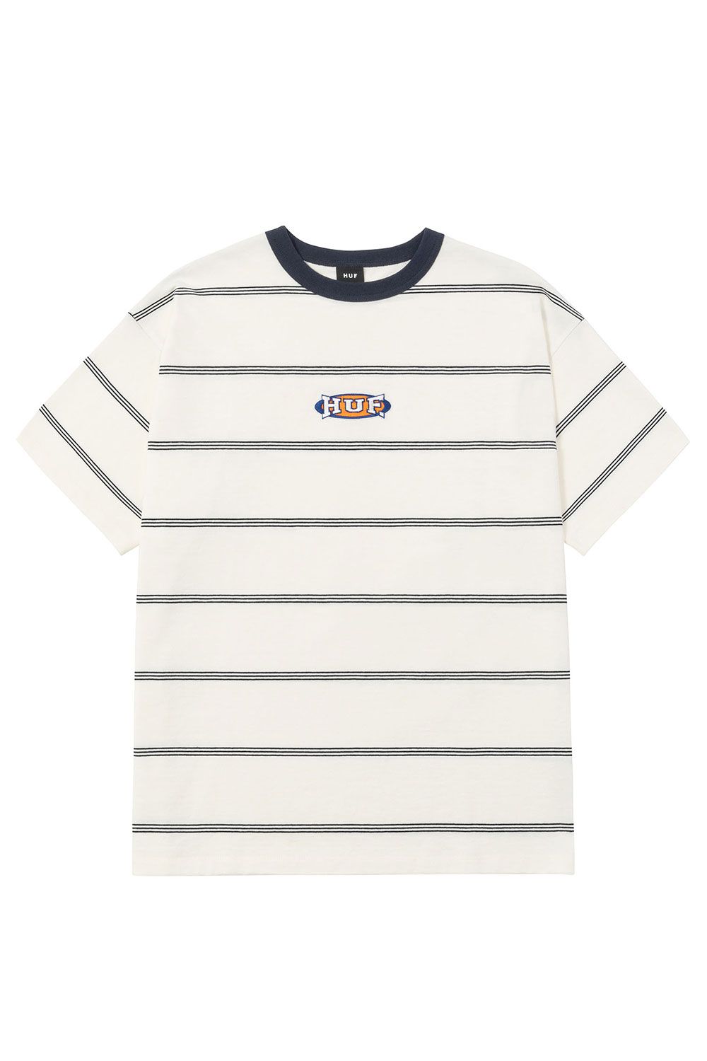 HUF - HALF COURT STRIPE CREW / ホワイト | Tempt