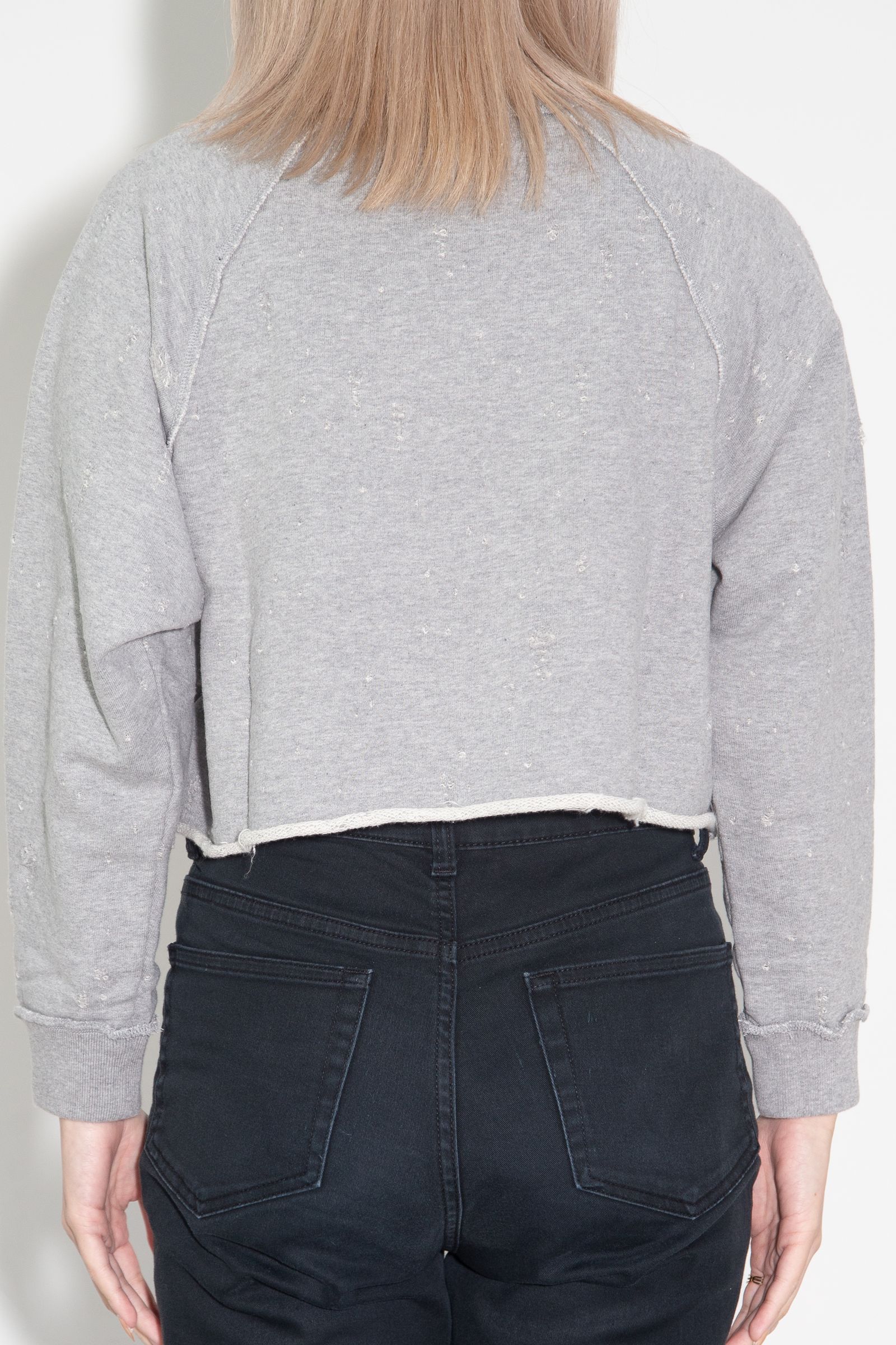 IT’S SO HYSTERIC ショート丈スウェット / グレー