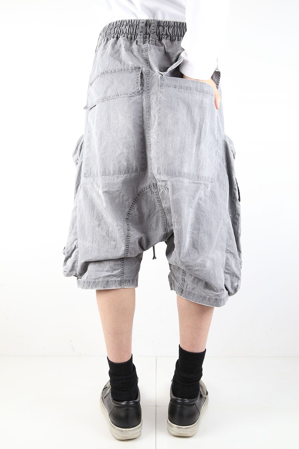 ダストダイビッグポケットショーツ / DUST DYED BIG POCKET SHORTS / グレー