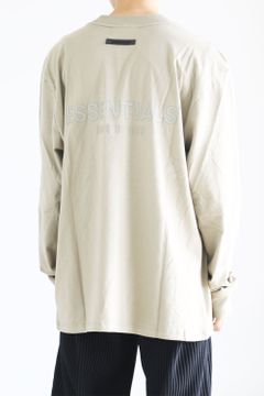 21SS BACK LOGO L/S TEE (RUBBER) / モス