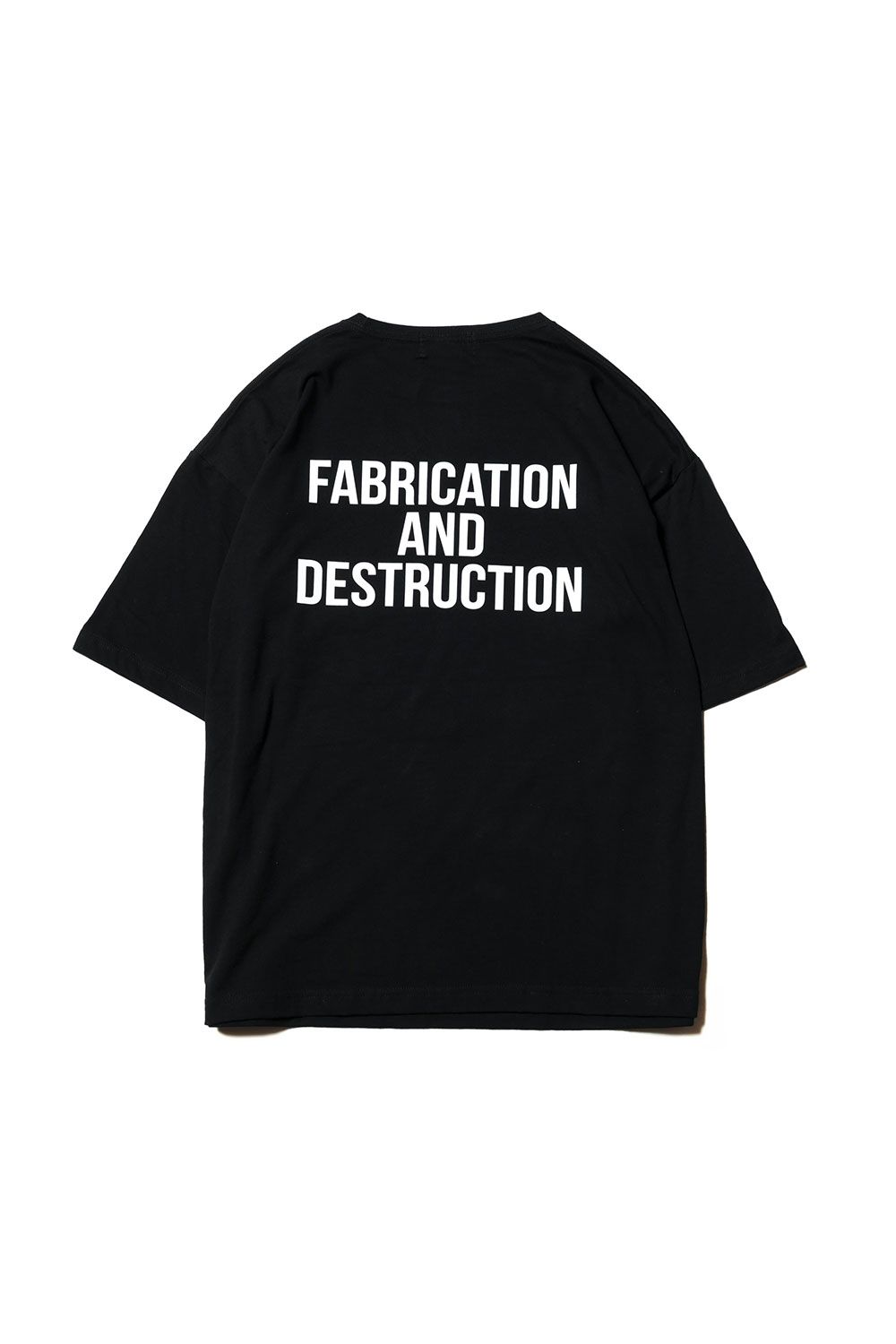 CUTRATE LOGO DROP SHOULDER S/S T-SHIRT / ブラック