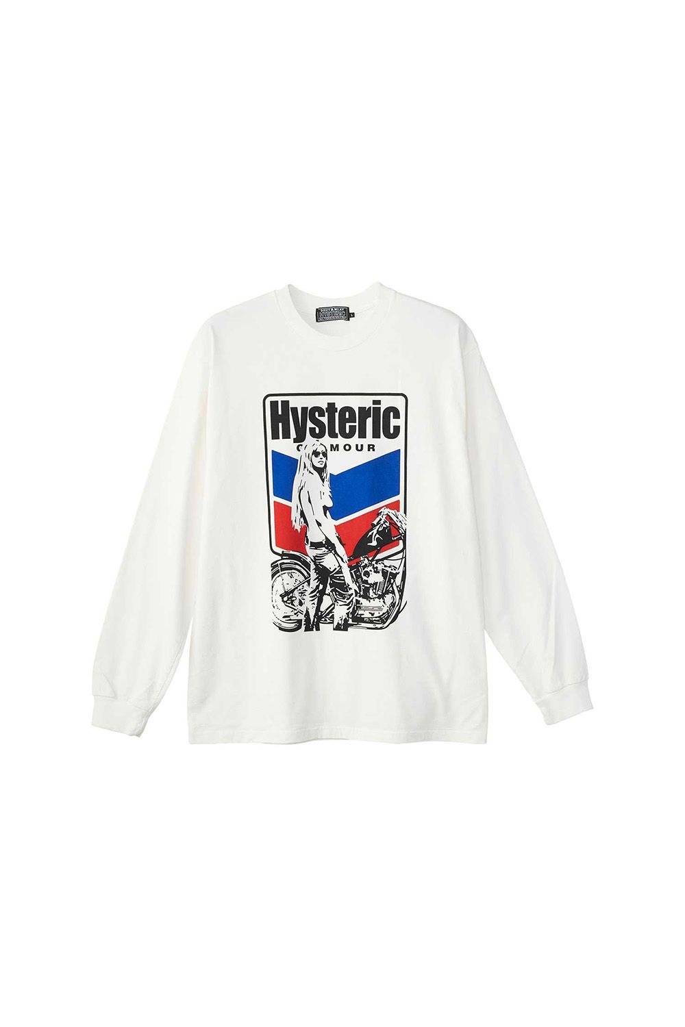 MOTORCYCLE GIRL Tシャツ / ホワイト