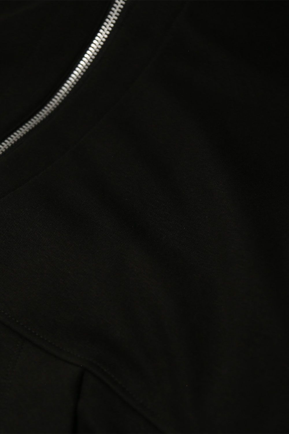 ボンバーヒートオーバーサイズジップフーディー / Bomber Heat ZIP Jumbo Hoodie / ブラック / ag-10056