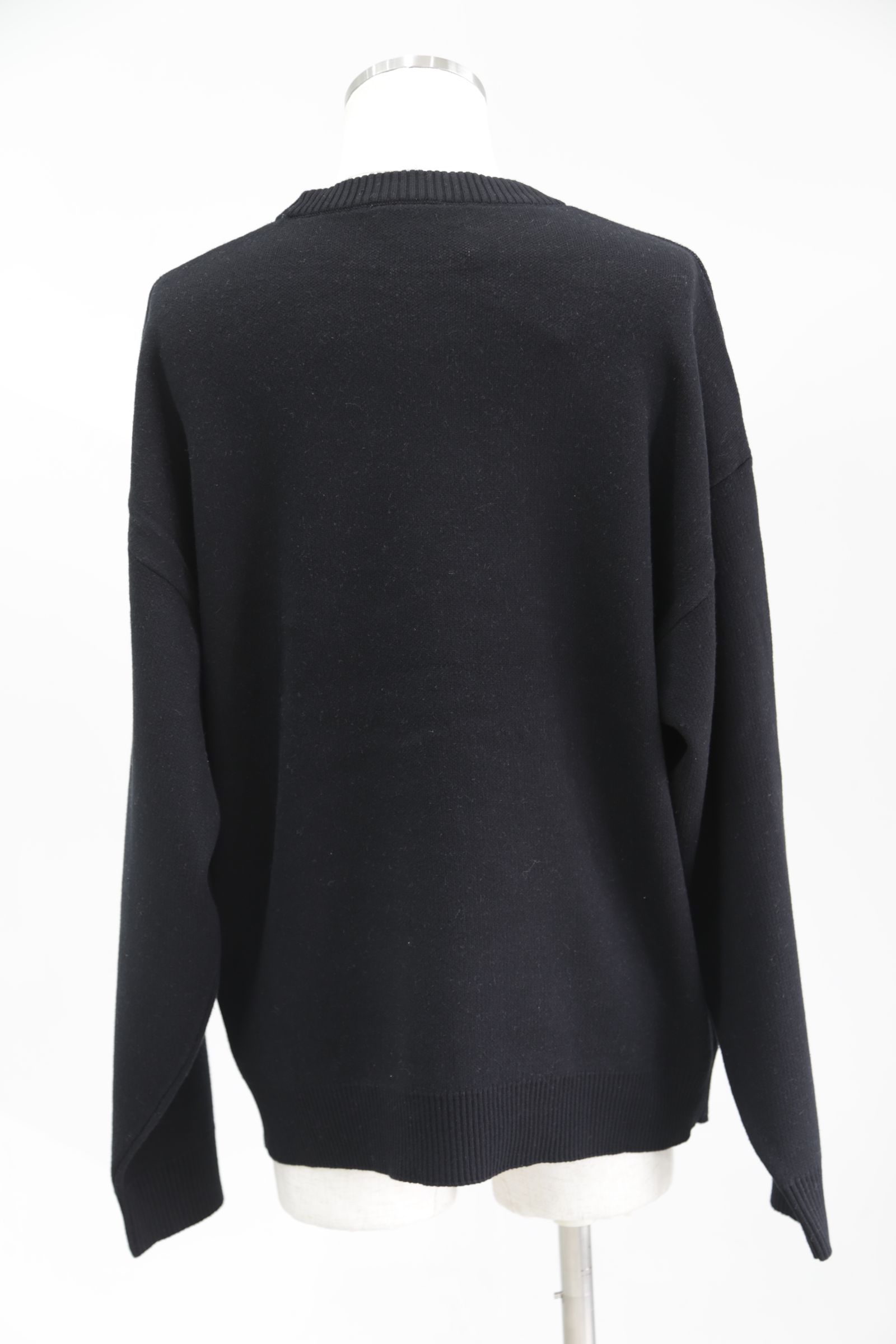 ANGEL JACQUARD KNIT TOP / ブラック