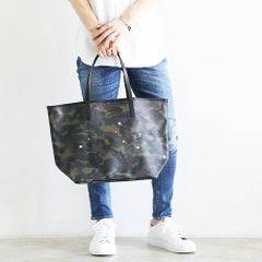 トートバッグ MM / カーキカモ×ブラック