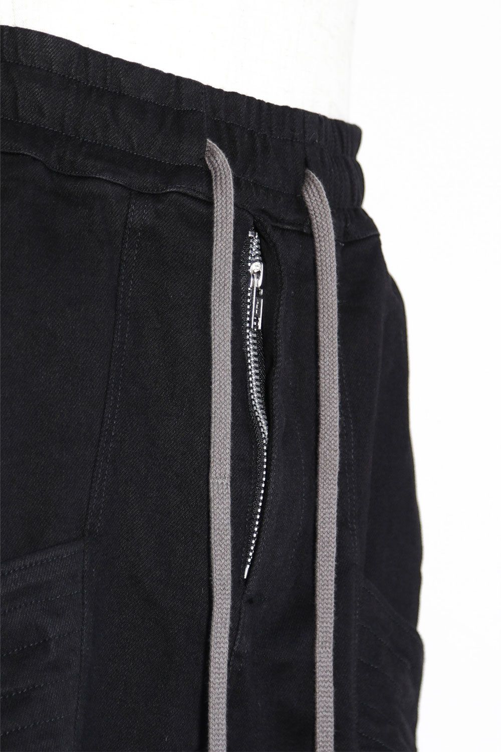 サルエルカーゴスキニーデニム / Denim Cargo Sarouel Skinny / ブラック / ag-6036-1