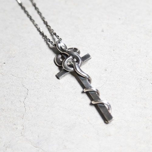 ステルスクロスネックレス / シルバー / STEALTH CROSS NECKLACE / Silver