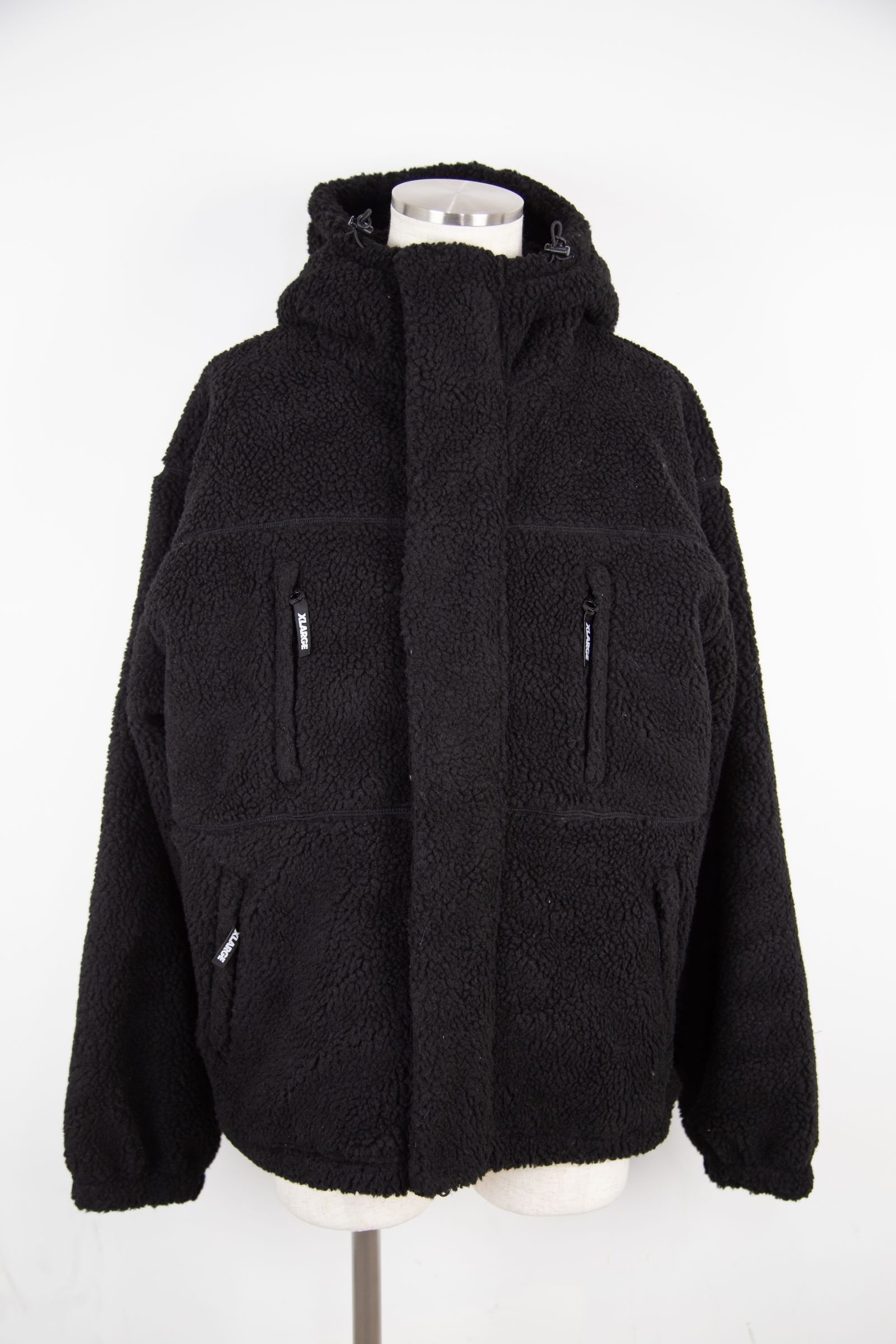 XLARGE - BOA FLEECE ZIP-UP JACKET / ブラック | Tempt