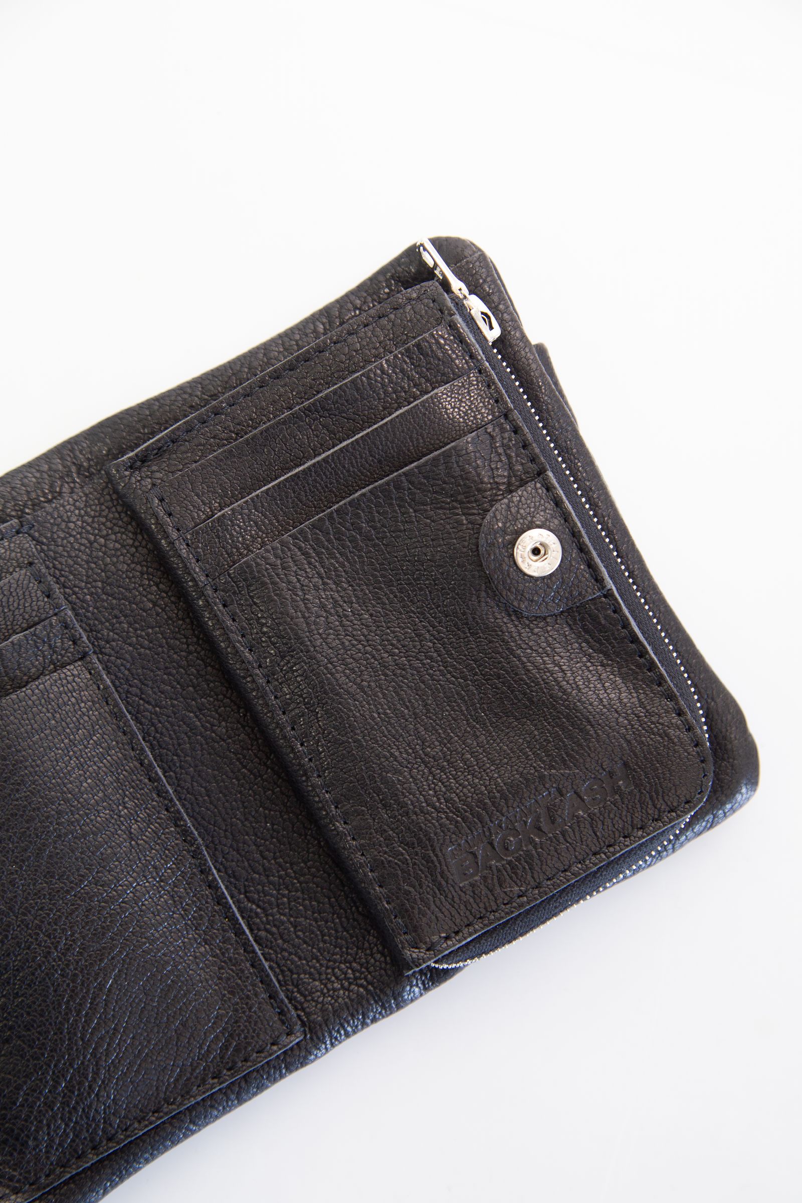 GUIDI GOAT "Capra Gluc" COMPACT MULTI WALLET / ブラック