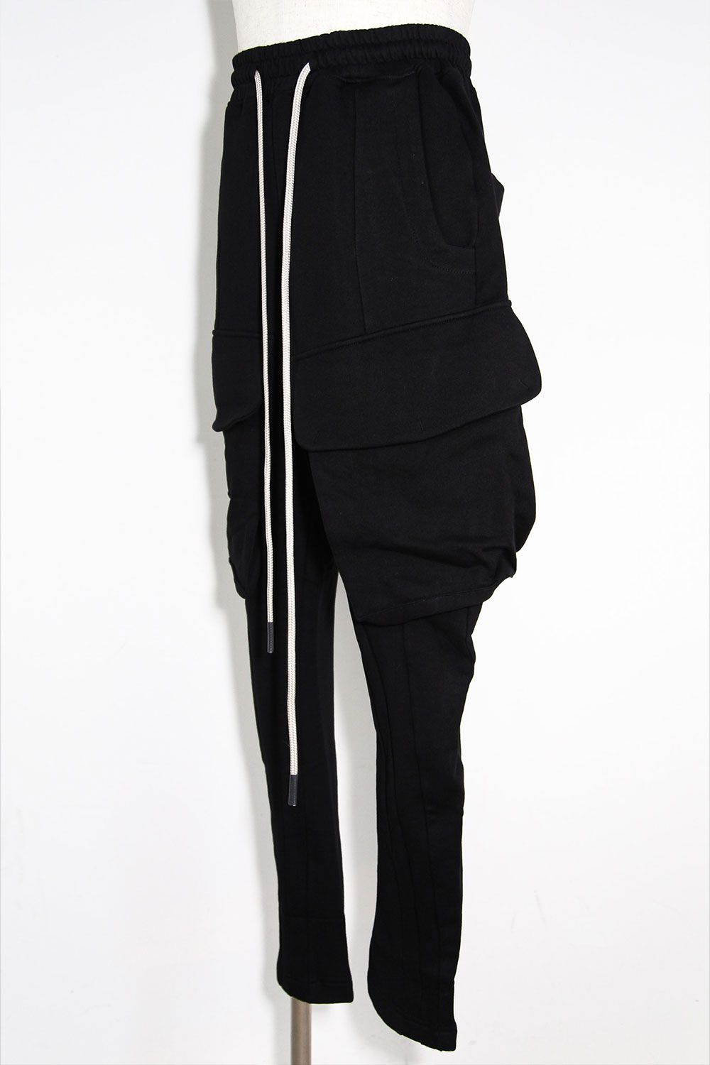 ジョッパーカーゴスウェットパンツ / Sweat Cargo Jodhpurs / ブラック / ag-10046