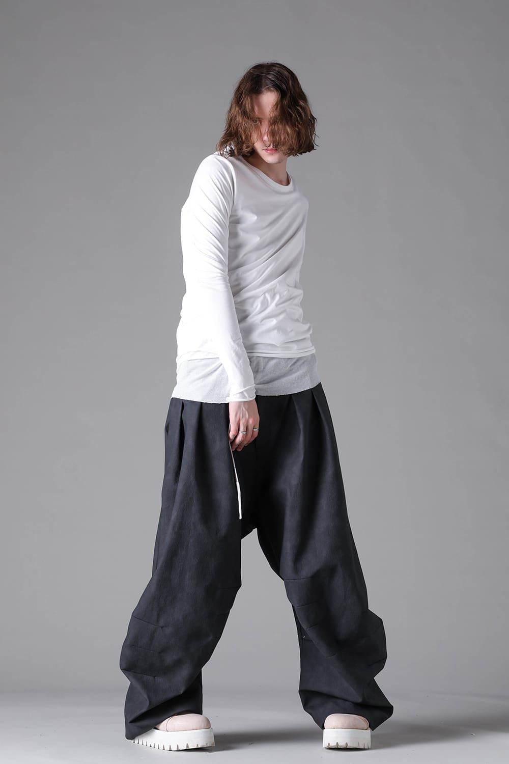 Layered Crew-Neck Log Sleeve