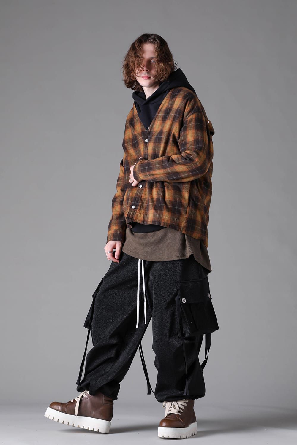 Plaid Cardigan Shirts