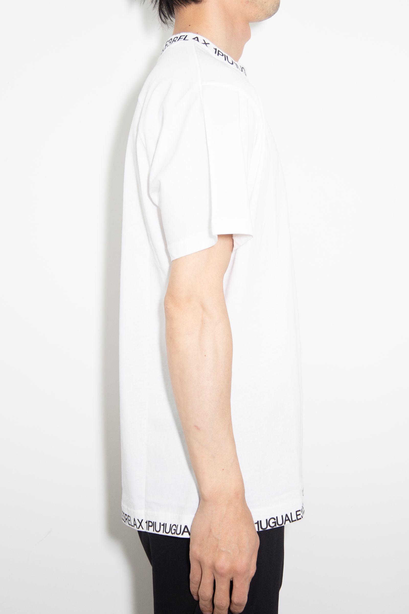 ネックロゴ半袖Tシャツ / ホワイト