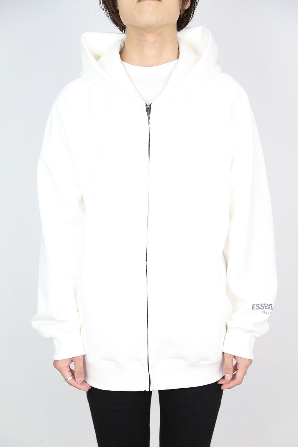 FULL ZIP HOODIE / ホワイト