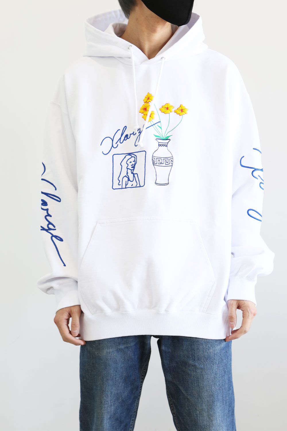 XLARGE - FLOWER VASE PULLOVER HOODED SWEAT / ブラック | Tempt