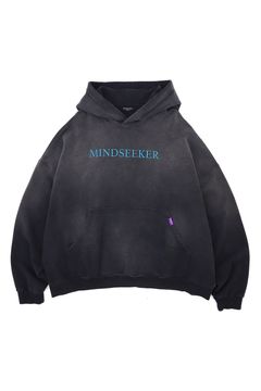 MS Homme Logo Embroidery Hoodie / ブラック