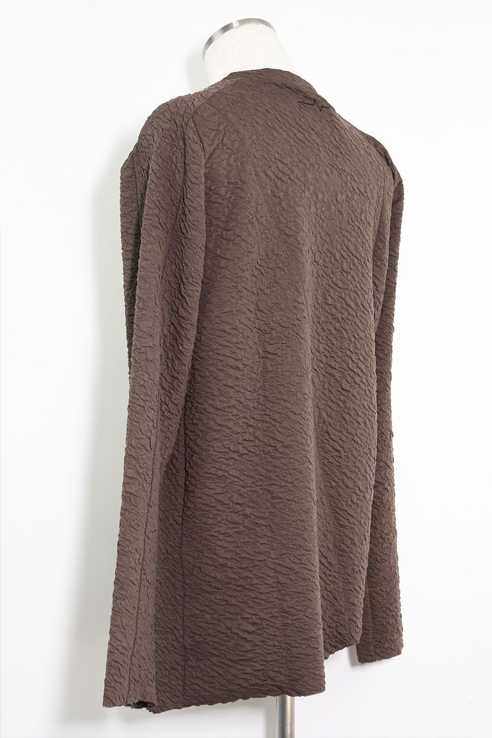 LONG SLEEVE T-SHIRT 223-301 / シボ加工ロングスリーブTee / ベージュ