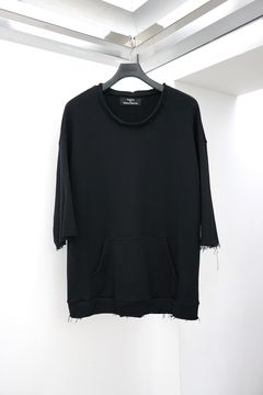 Cut-Off 3/4-Sleeve Sweatshirt