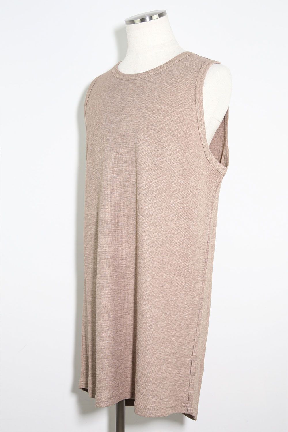 サーフニットロングタンクトップ / Surf Knit Long Tank Top / ベージュ / ag-6083-4