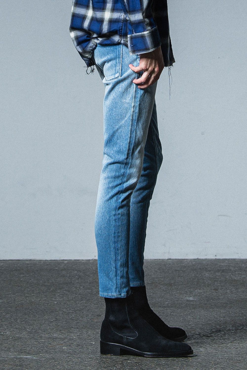 【人気定番商品】MICK DENIM JERSEY / インディゴユーズド