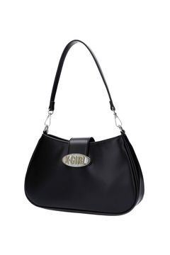 GLITTER OVAL LOGO 2WAY BAG / ブラック