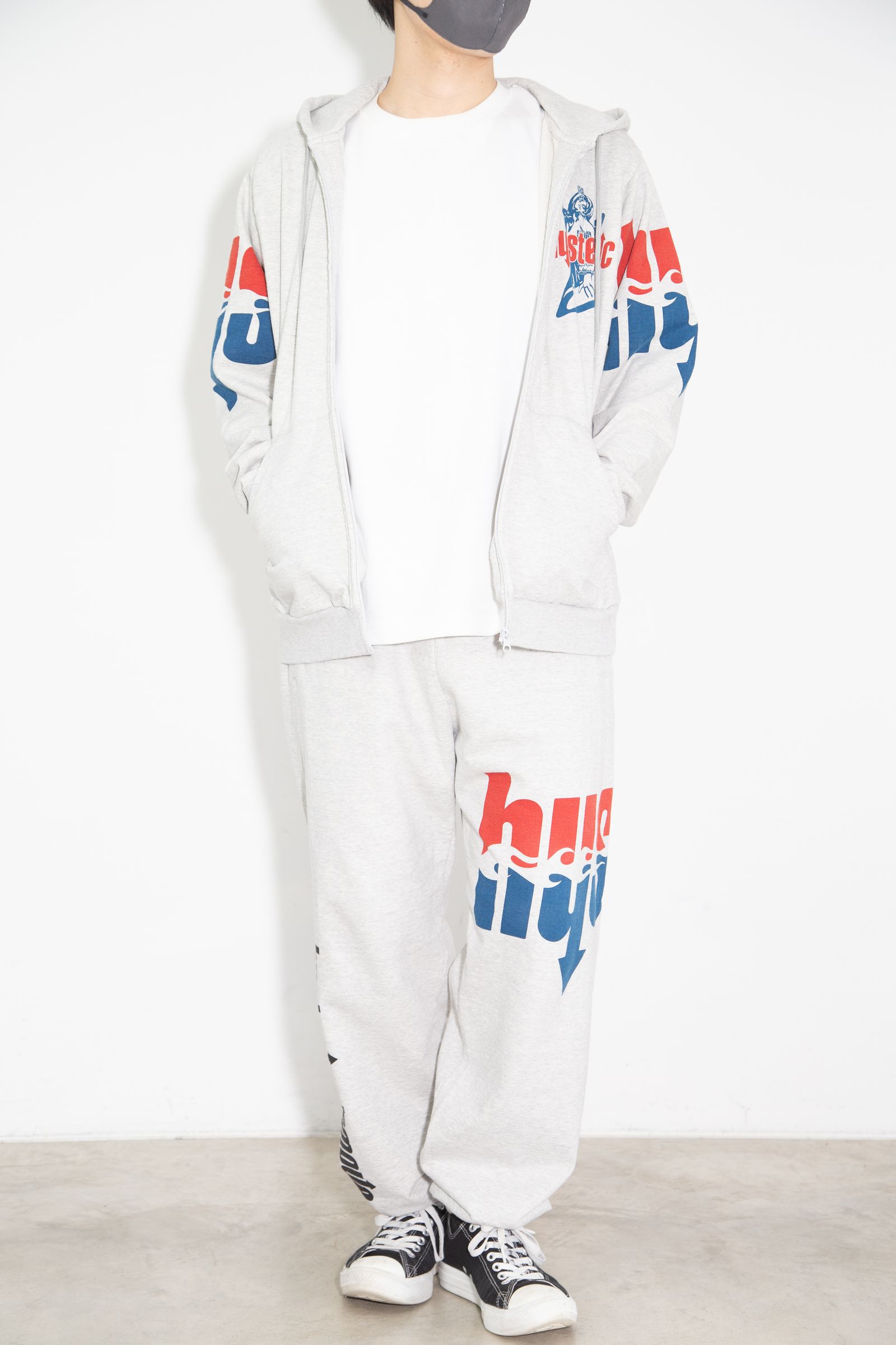 HYS FLARE LOGO スウェットパンツ / グレー