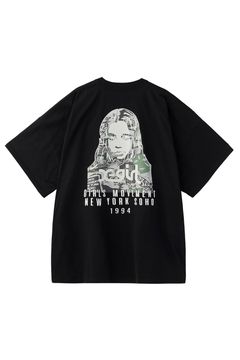 COLLAGE CAMO FACE S/S BIG TEE DRESS / ブラック