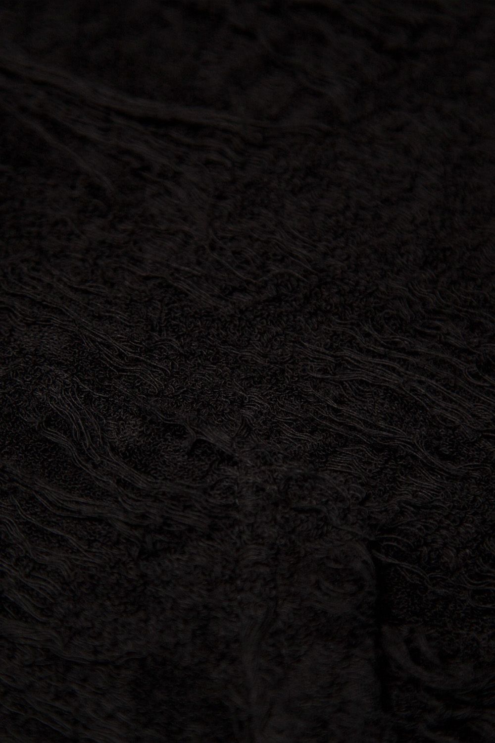 アシンメトリークルーネック / ASYMMETRY CREW NECK / ブラック / ag-12081-2