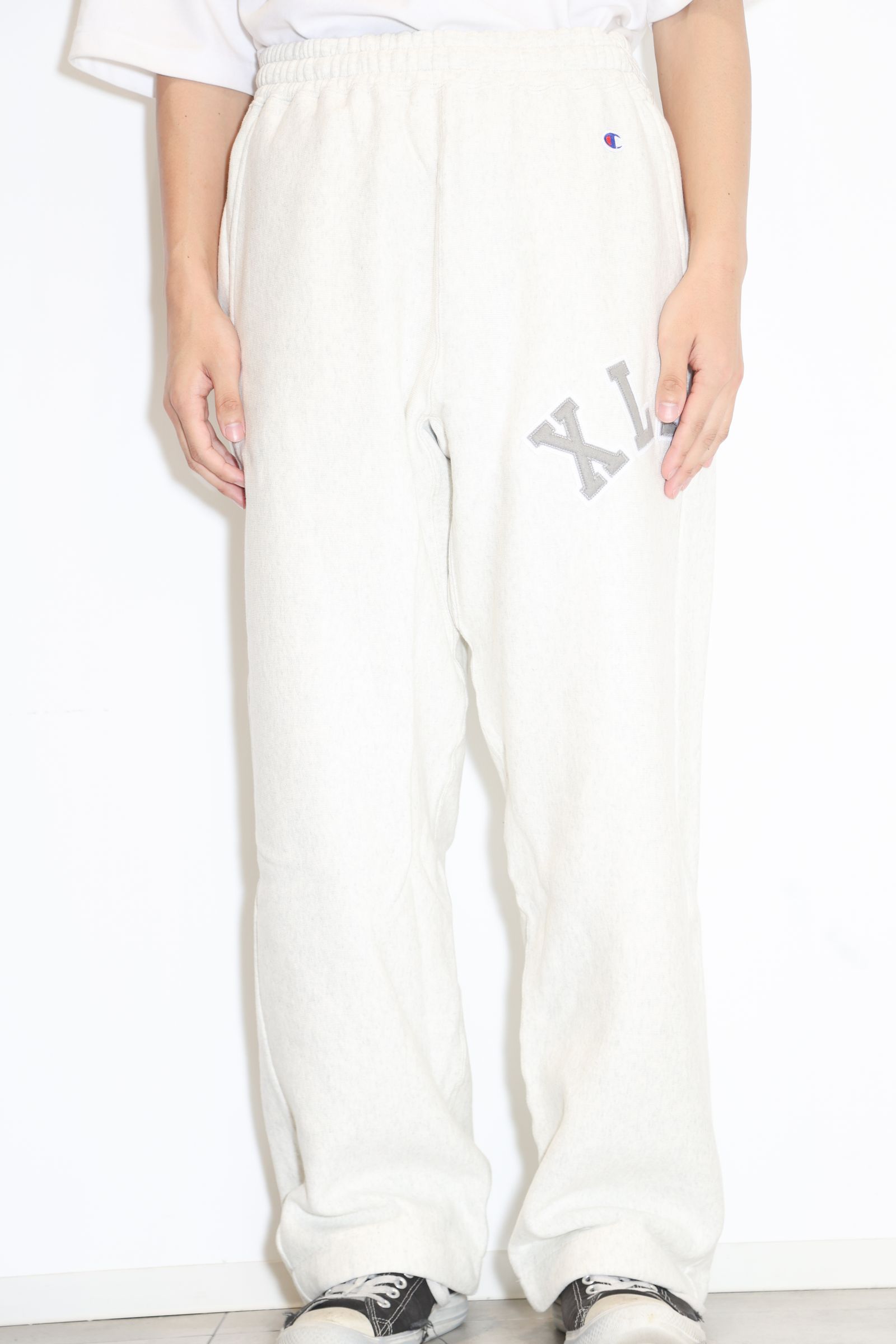 【セットアップ】XLARGE×Champion REVERSE WEAVE ZIP HOODED SWEATSHIRT・PANTS / アッシュ