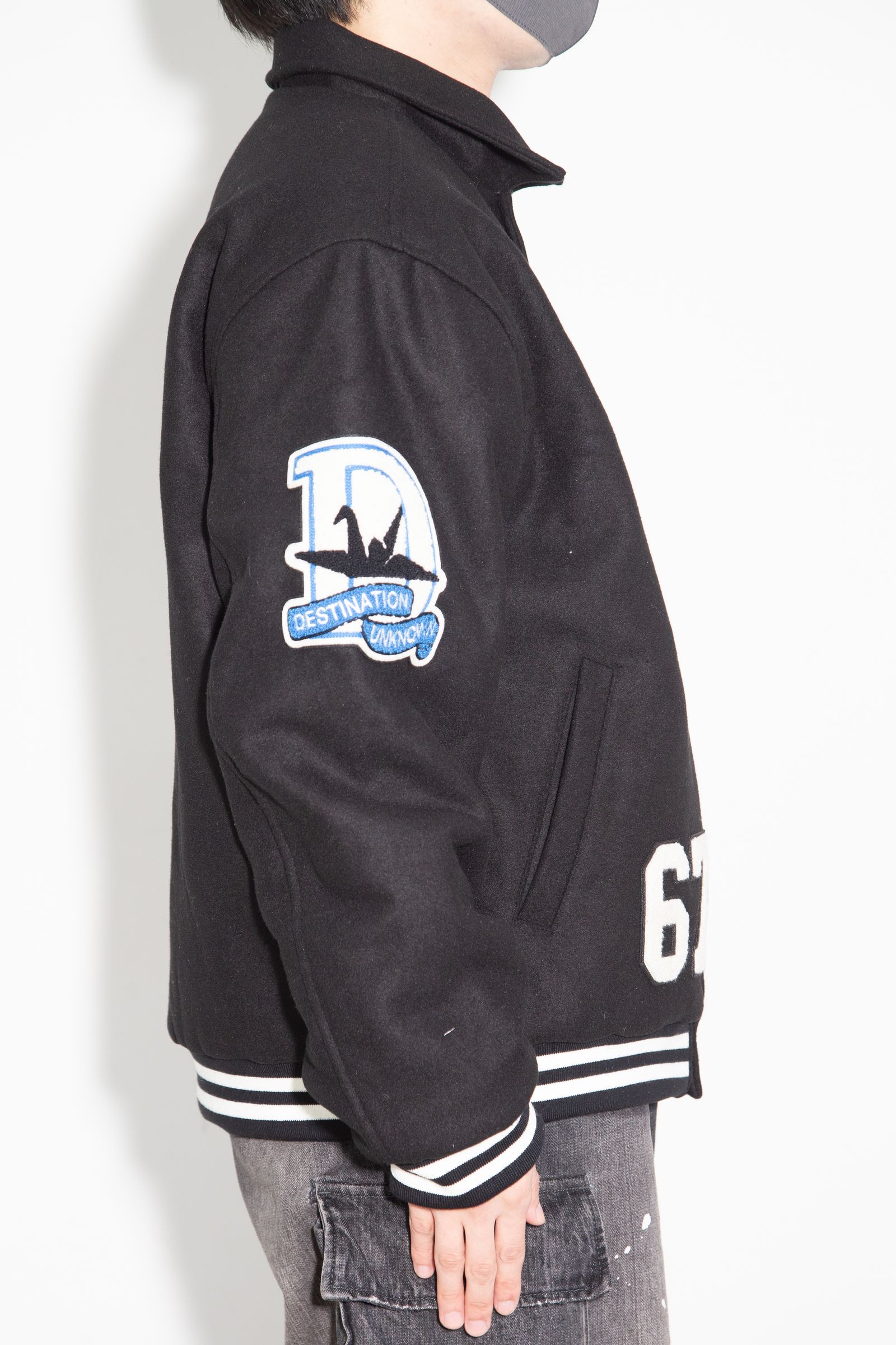 LR VARSITY JACKET / ブラック