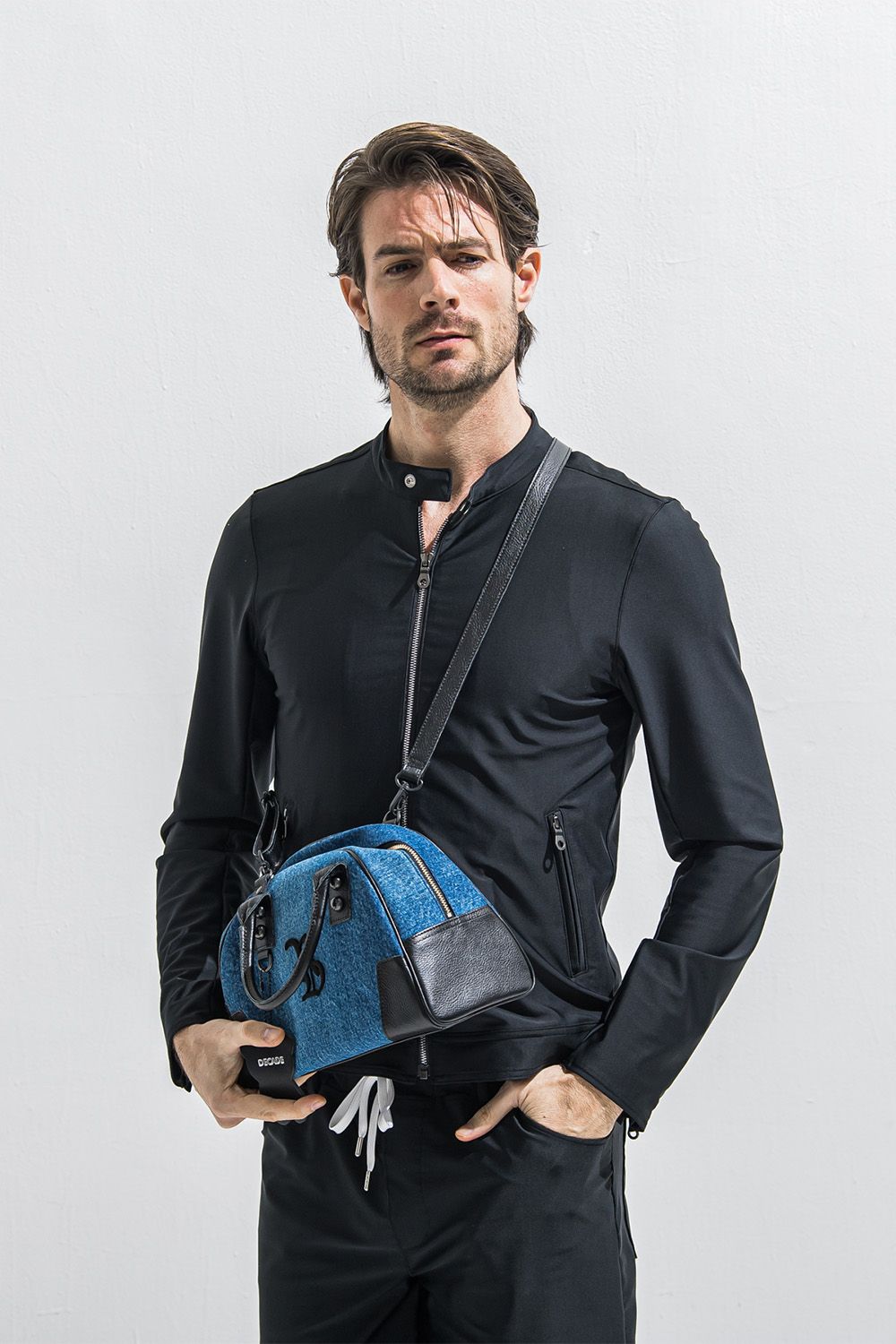 denimmini boston bag