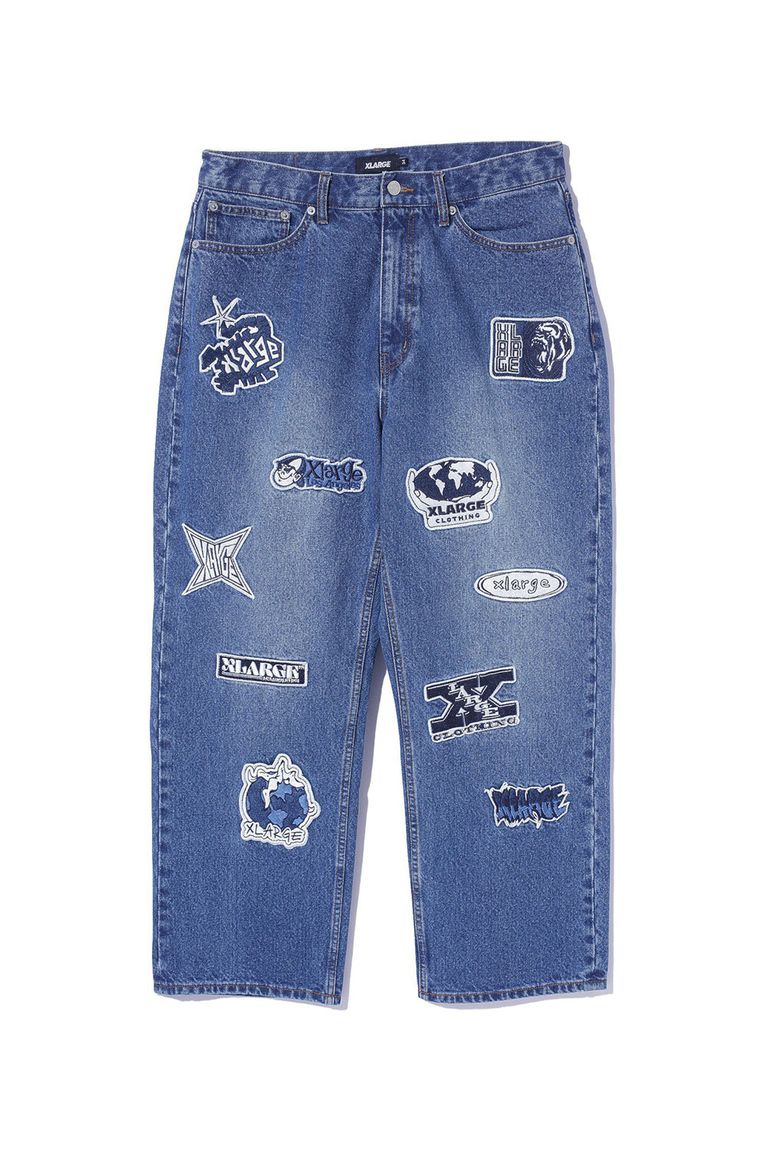 XLARGE - PATCHED DENIM PANTS / インディゴ | Tempt