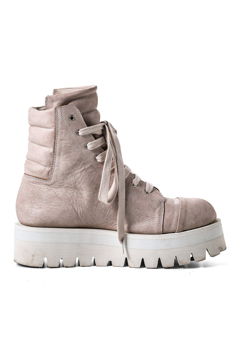 BOOTS / アッシュピンク×ホワイト