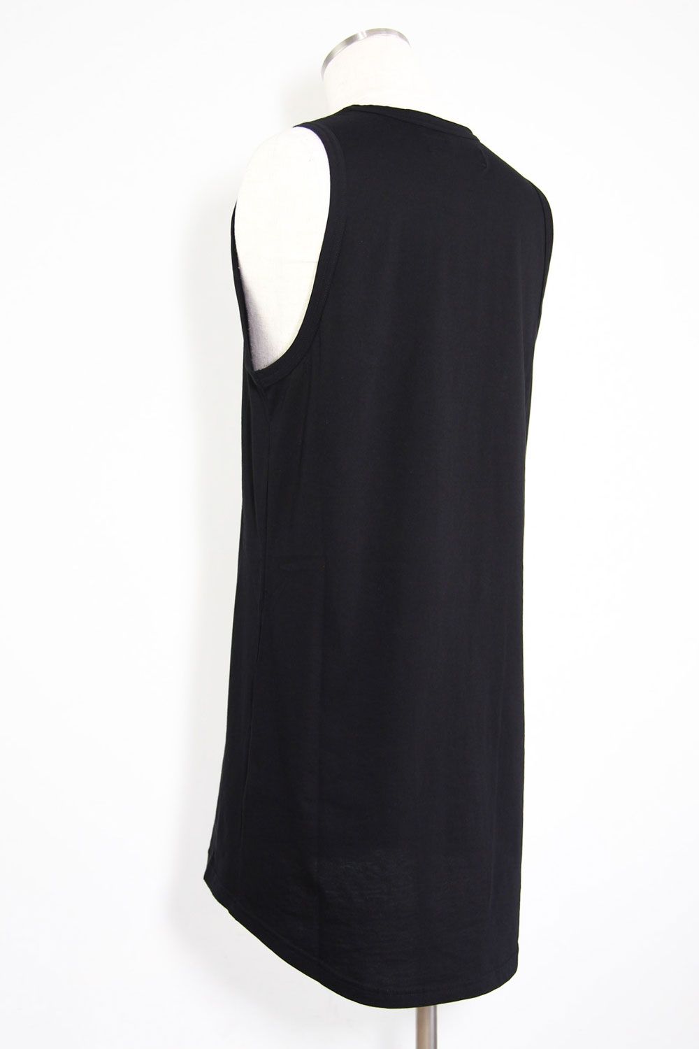 ロングタンクトップ / Long Tank Top / ブラック / ag-6083-1