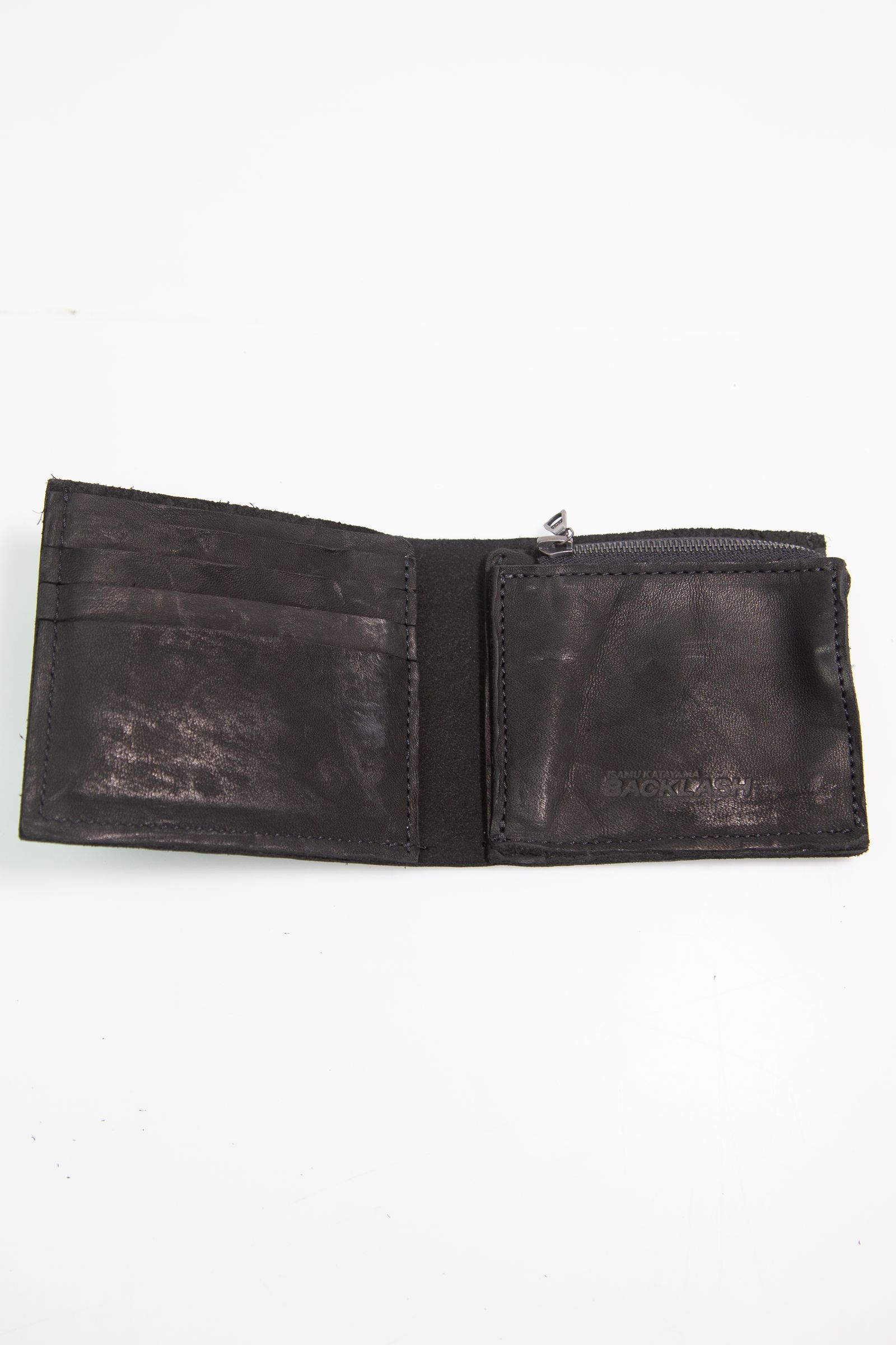 [ラスト1点] JP SHOULDER GARMENT-DYED MINI WALLET / ブラック