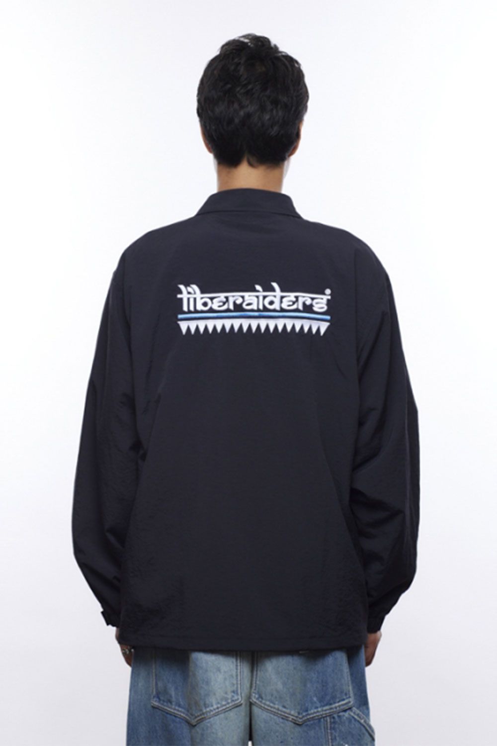liberaiders - TRIBAL EMBROIDERY COACH JACKET / ブラック | Tempt