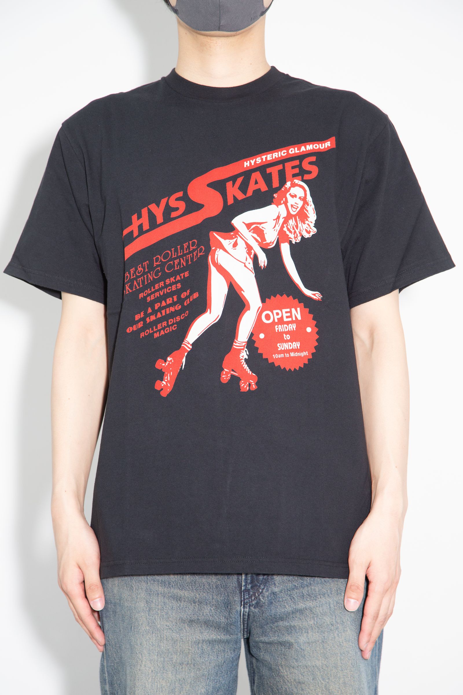 [ラスト1点 サイズM] HYS SKATES Tシャツ / ブラック