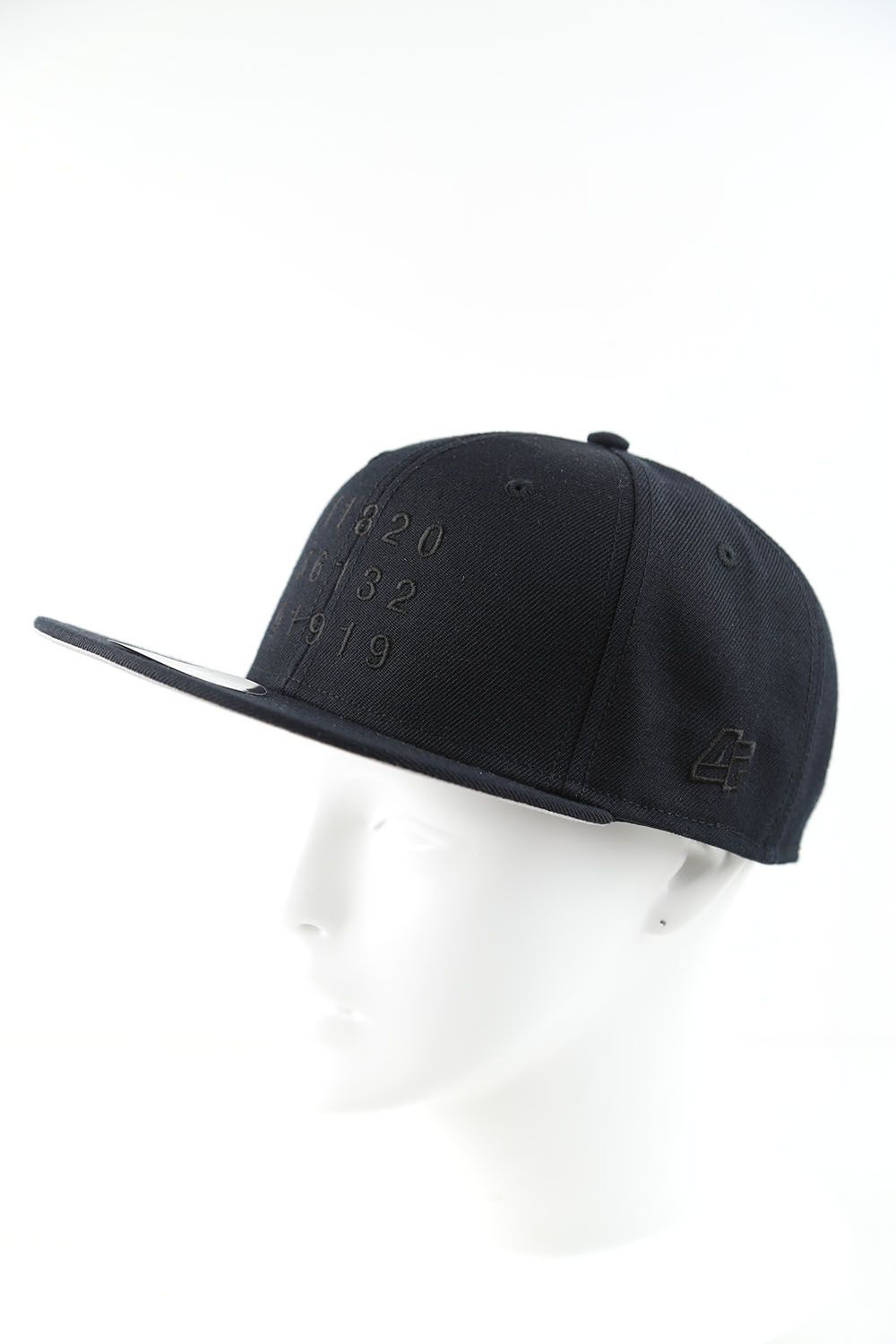 キャップタイプ A / 刺繍オールブラック / CAP TYPE A / オールブラック