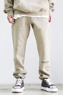 FRONT LOGO REFLECTOR SWEAT PANTS / タン
