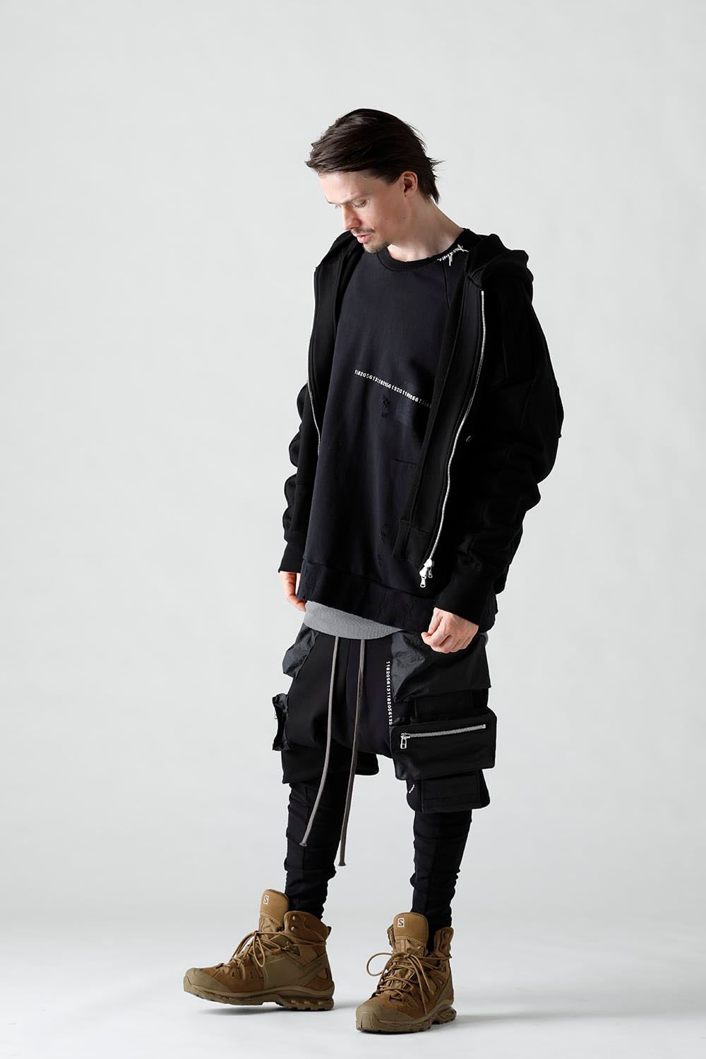 Cargo Sarouel Bomber Heat Shorts / ブラック