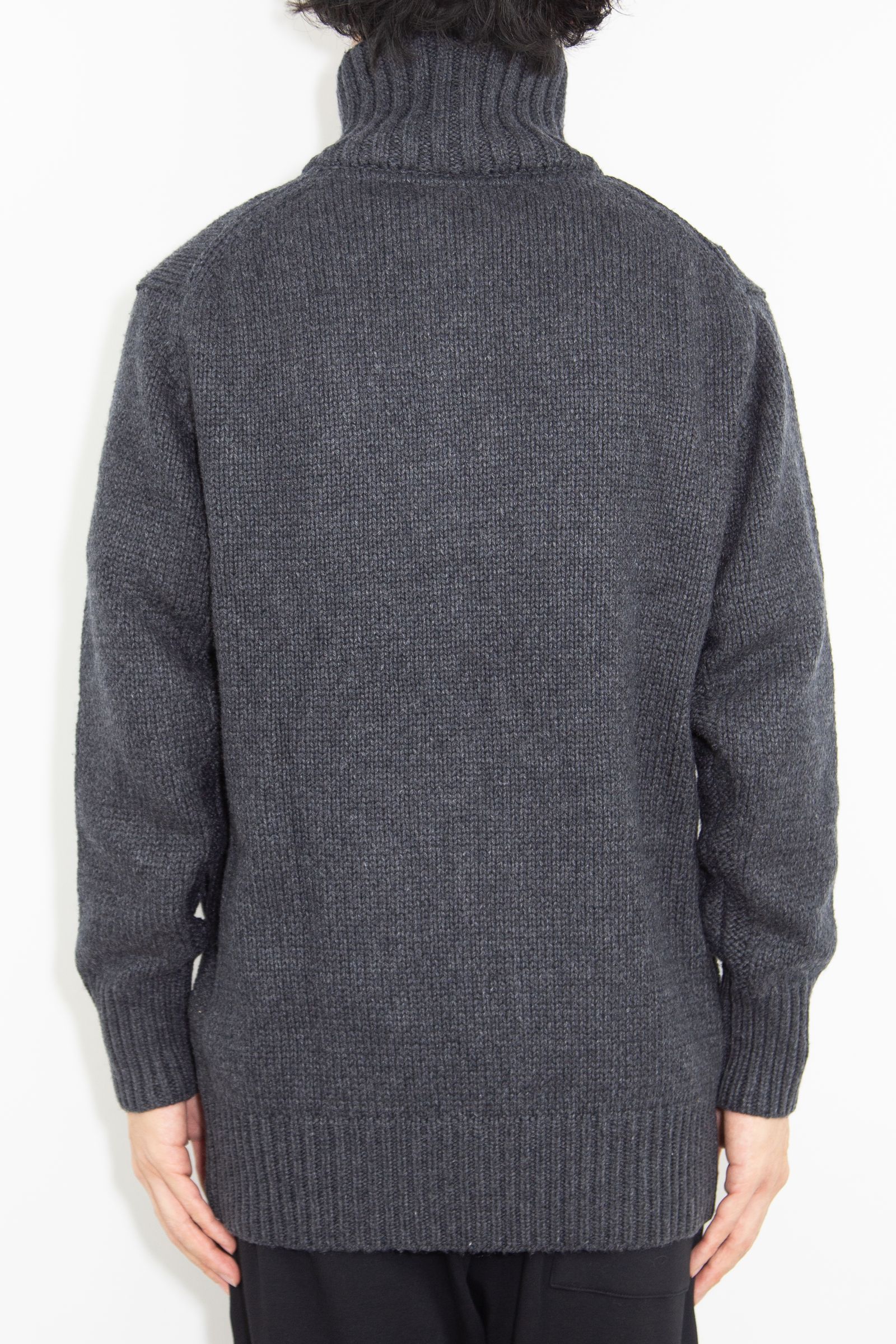 DRIVERS KNIT / チャコールグレー