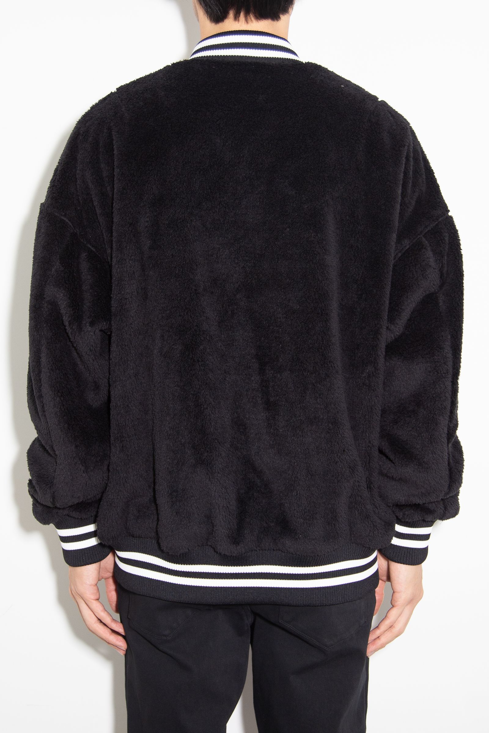 BOA OVER  VARSITY JACKET / ブラック